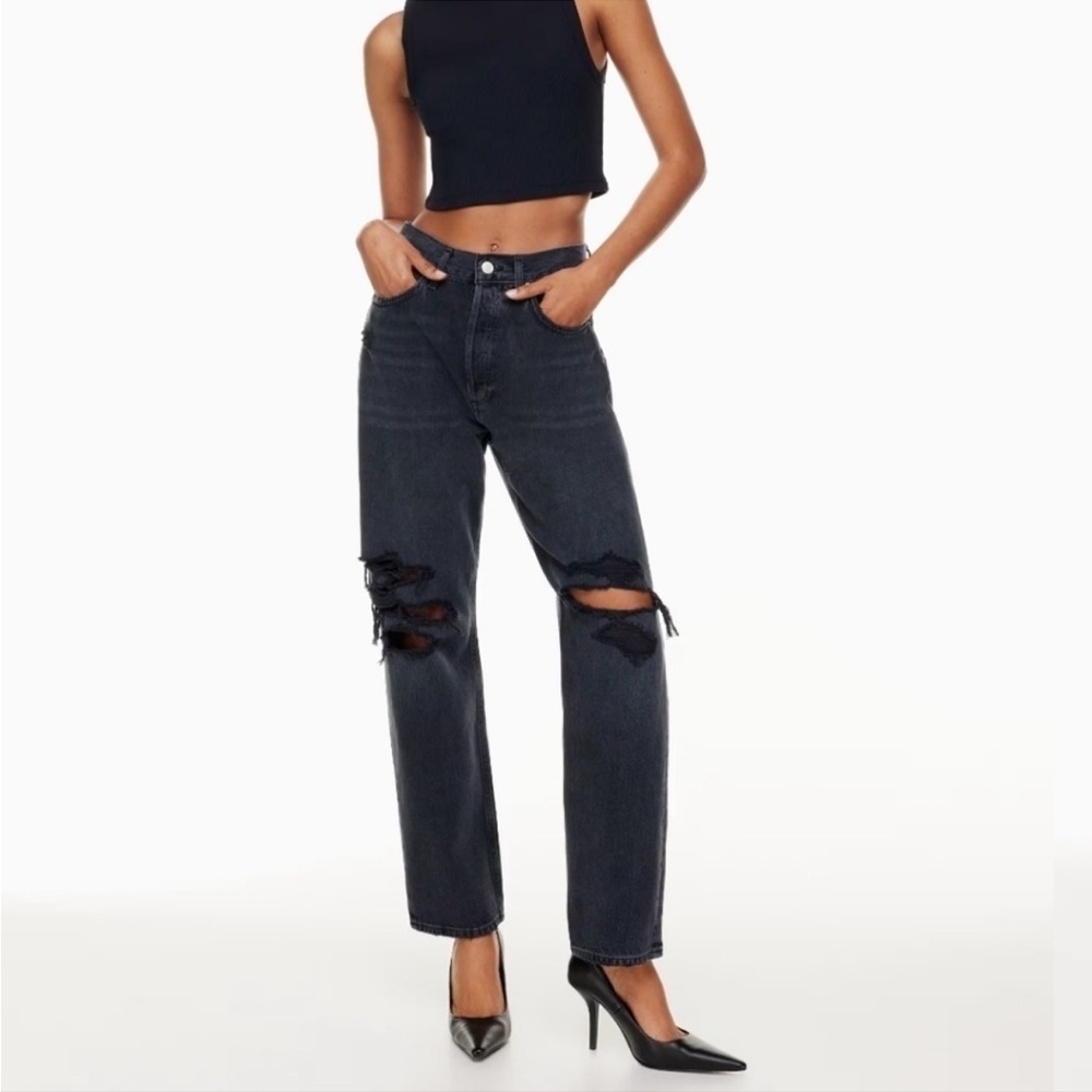 AGOLDE 90s Mid Rise Loose Jeans in Vagabond, Size 25